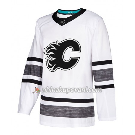 Calgary Flames Dresy Blank Bílá 2019 NHL All-Star Adidas Authentic - Pánské Calgary Flames Dresy Blank Bílá 2019 NHL All-Star Adidas Authentic - Pánské